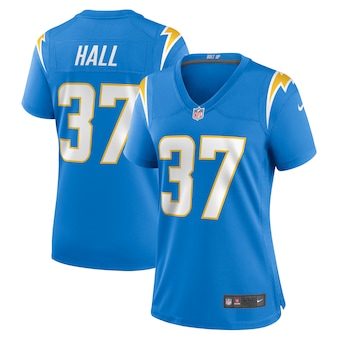 womens nike kemon hall powder blue los angeles chargers game